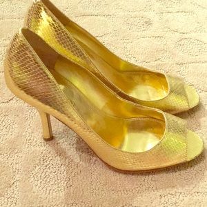 Gold heels